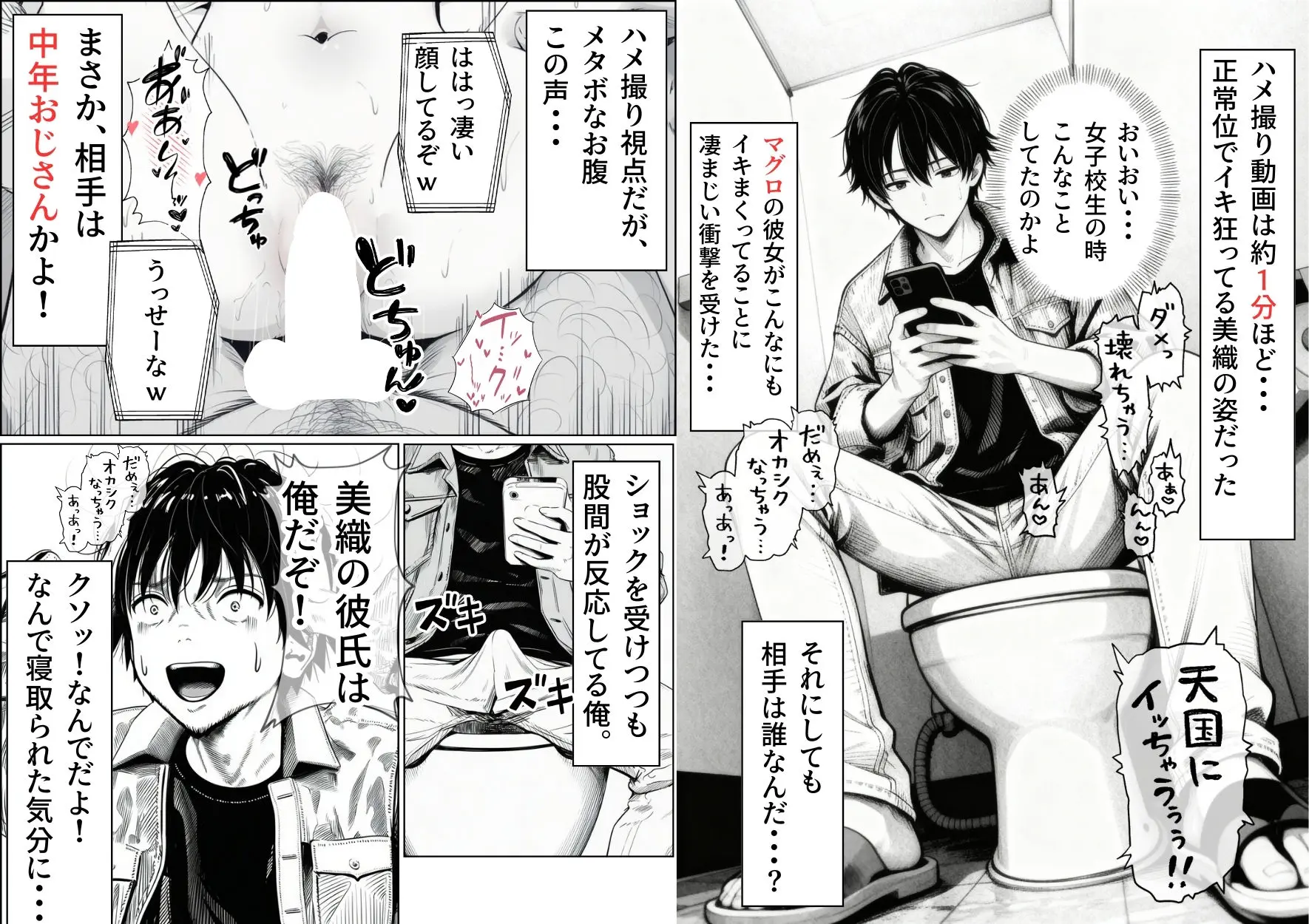 マグロだと思ってた俺の彼女、バ先の店長に超開発済みだった件 画像4